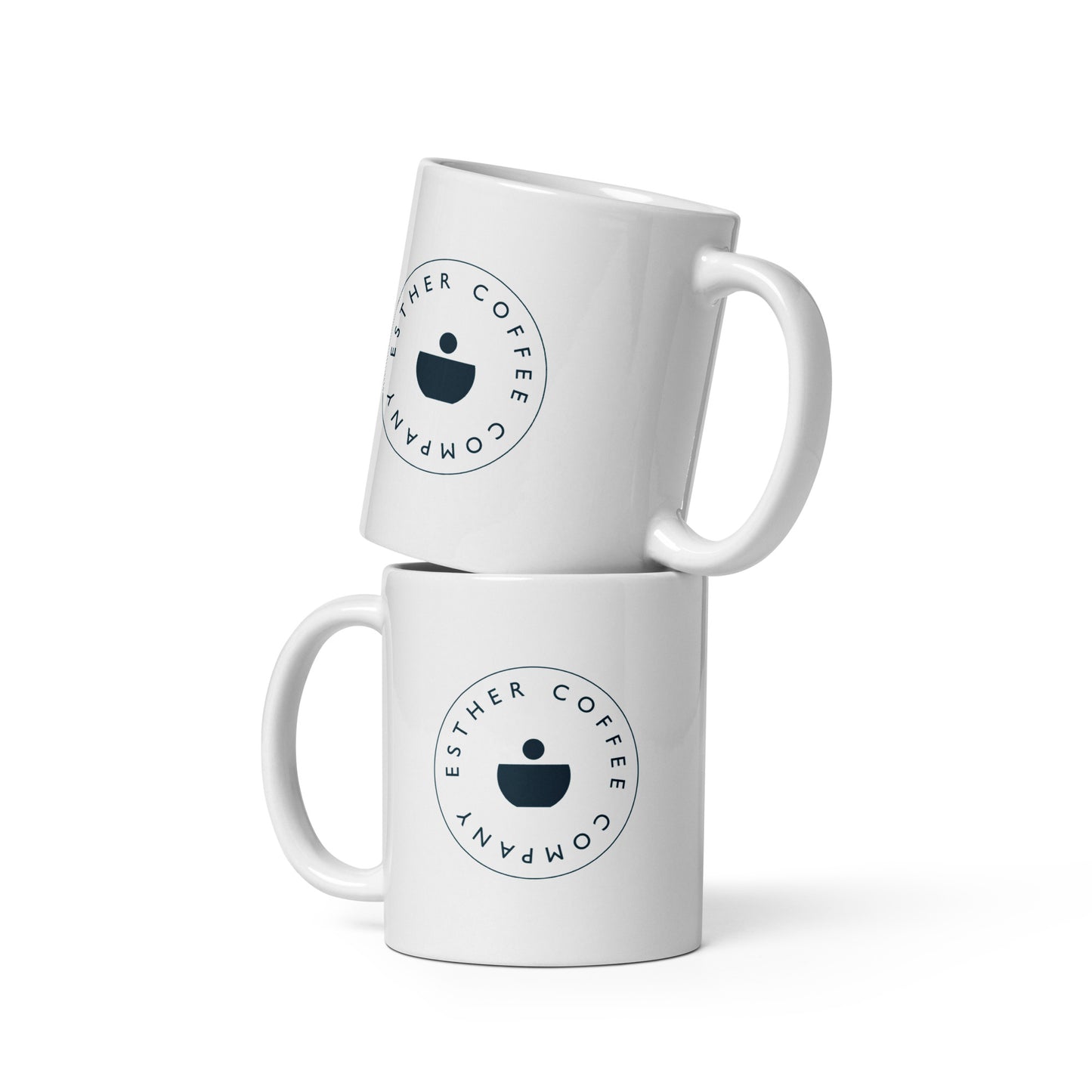 Esther Mug Navy Stamp